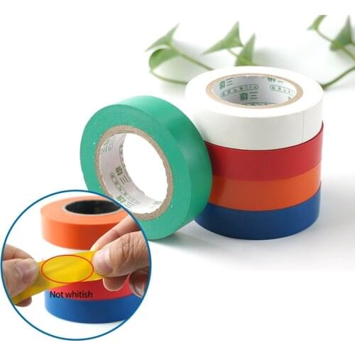 PVC Waterproof Self- Adhesive Electrical Tape Electrician Wire Insulation Flame Retardant Plastic Tape Electrical High Voltage