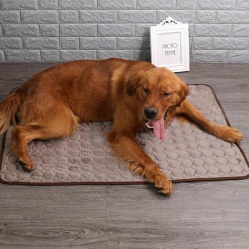 Pet Cooling Mat Breathable Absorb Body Heat Cotton Soft Large Summer Ice Pet Cushion Puppy Summer Pet Mats