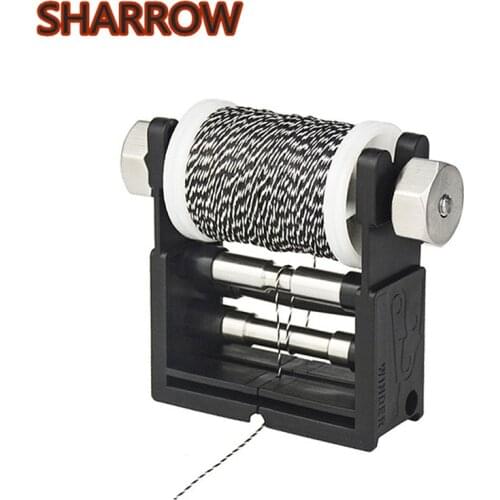 1Set Bowstring Server Jig Metal + Serving Thread Cord Line Bow String Protector Line Cord Spool Tools For Archery Accessories