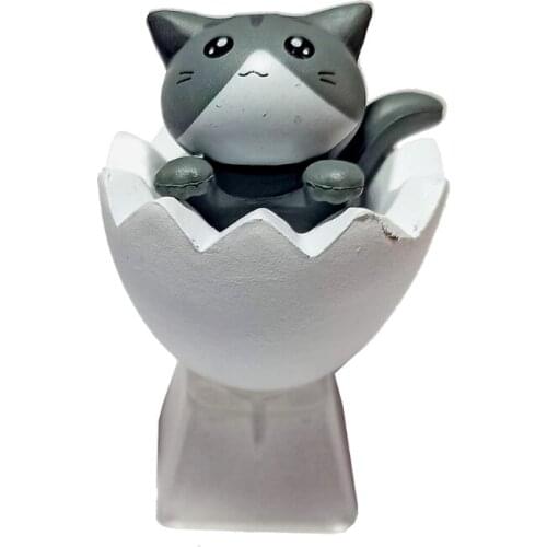 1PC DIY ABS Custom Cartoon Anime Cat Keycap Bottom Backlit Keycaps for cherry MX Mechanical Keyboard Key R4 Height