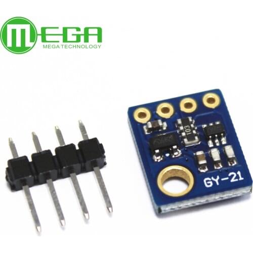 10pcs Humidity Sensor with I2C IIC Interface Industrial High Precision GY-21 Temperature Sensor Module Low Power GY-21-HTU21