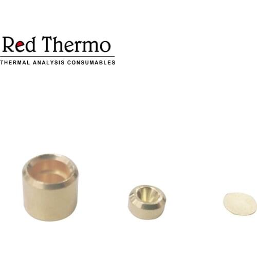 40μl crucibles with lids and seals for Mettler ME-00026731Thermal analysis crucibles Thermal AnalyzerSamplePanRedThermo4pcs/lot