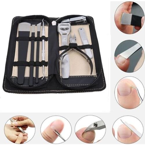8PCS Stainless Steel Cuticle Pedicure Tool Foot Rasp File Callus Remover Foot Skin Care Hard Dead Remover Exfoliating Foot Care