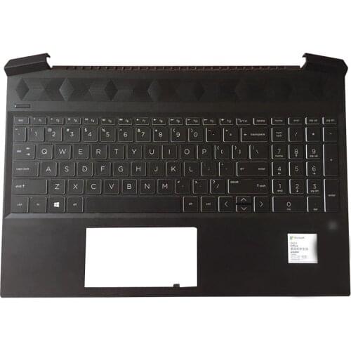 95% NEW Original Laptop For HP Pavilion Gaming 15-EC 15-ec0000 L72598-001 Laptop Palmrest Upper Case US Backlit Keyboard