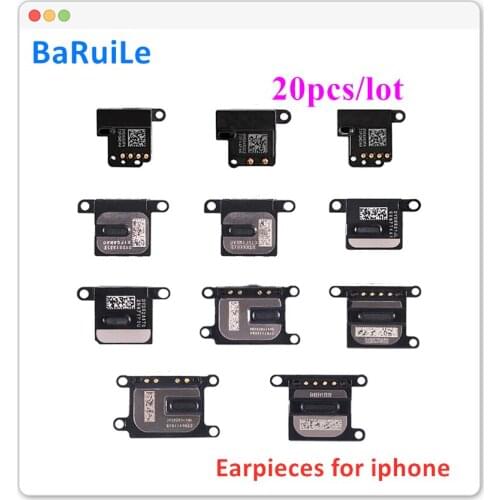 BaRuiLe 20pcs Earpieces Speaker Flex Cable for iPhone 6 6S 7 8 Plus Ear Piece Sound Linstening for iPhone 5 5S 5C Earpiece Parts