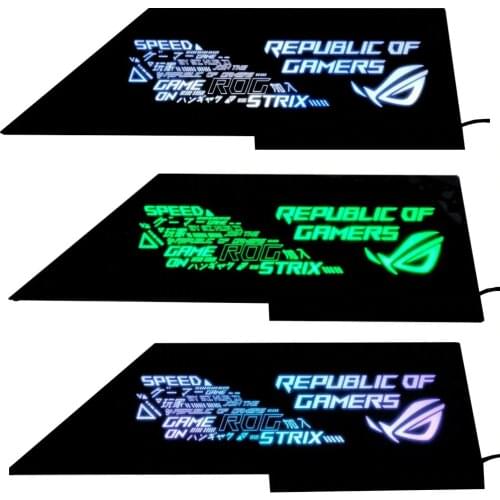 Bykski ASUS ROG Strix Helios GX601 Chasis Power Warehouse Customize Sideboard Panel Custom AURA 12V 4PIN Or 5V 3PIN Header