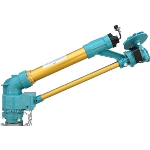 Rain Gun Turbine Sprinkler 2" Agricultural Farmland Radius 50m Rotatable sprinkler heads with gearbox and Nozzles Adjustable