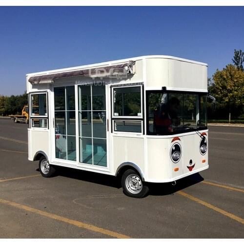 Mobile Restaurant Fast Food Kiosk Hot Dog Cart Electric Catering Trucks