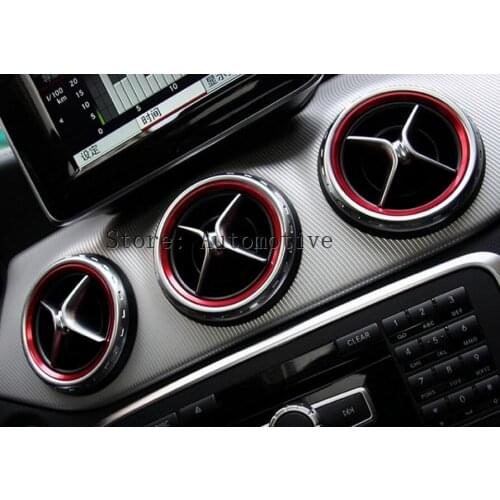 Fashion Inner+Outer Air Ring Trim 10pcs For Benz A Class W176 12-16 / B Class W246 13-15