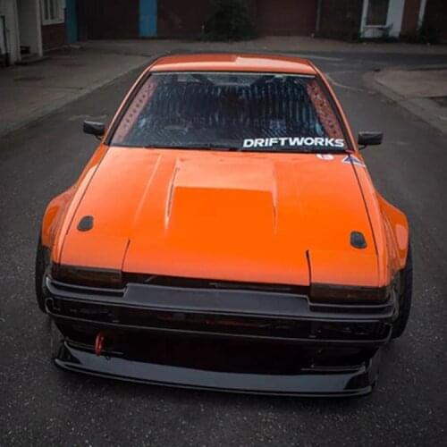 55cm*7cm Drift DRIFTWORKS Front and Rear Windshield Stickers Funny Car Styling Decal Stickers Accessories Silver Glue Sticker