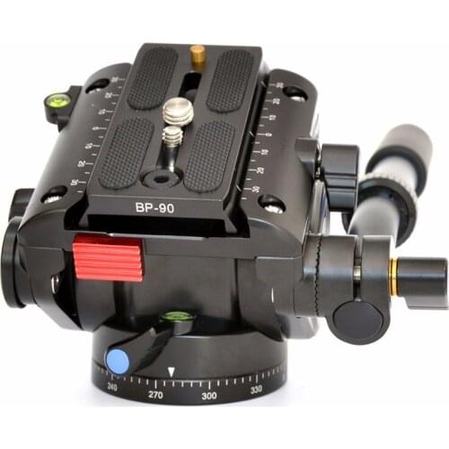 Sirui VH-10 Fluid Video Head + Pan Handle + Quick-Release Plate Excellent