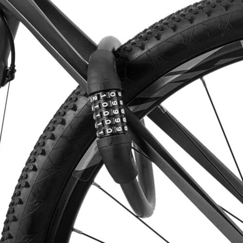 Long Lifespan Sturdy Bicycle Anti Theft Password Thicken Lock Zinc Alloy Password Chain Lock Anti-Scratch for MTB