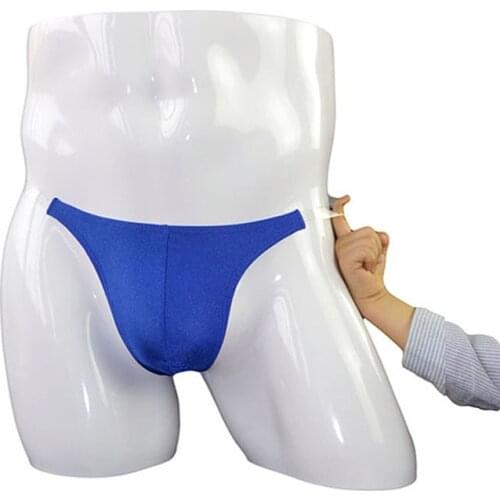 Sexy male underwear low waist Transparent invisible tape thong and g-string ZJH973T