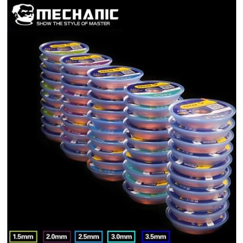 MECHANIC Solder Wick Remover Desoldering Braid Solder Sucker Flux Wick Cable for iphone Motherboard BGA stannum planting clean