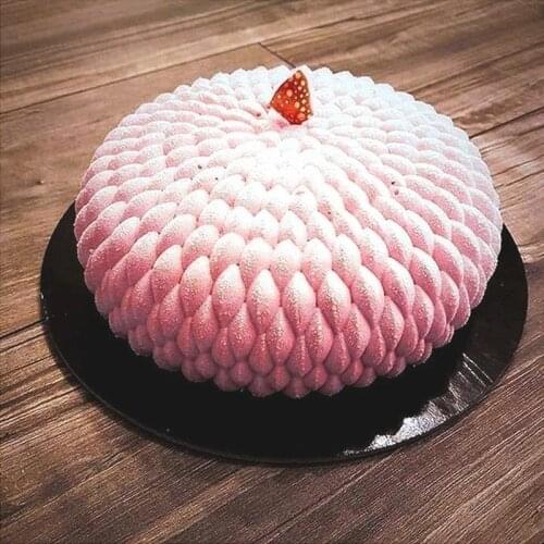 SHENHONG Silicone Cake Molds Futon Mousse Moulds Food Grade Non Stick Pastry Baking Tools Kitchen Bakeware Party Dessert Pan