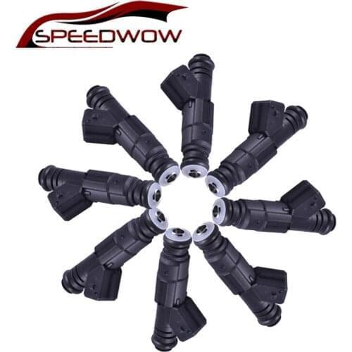 SPEEDWOW 8pcs High Impedance 850cc Fuel Injector Nozzle 1Hole EV1 Fuel Spray Nozzle Replacement Nozzle Injection Petrol