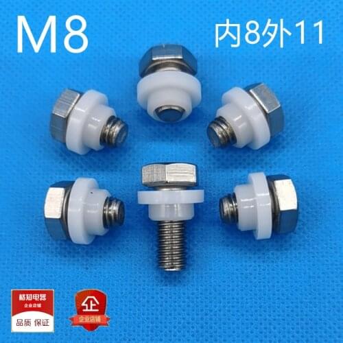 M8 the step T-type plastic nylon washers insulation spacer screw gaskets 8mm bolt protector seals washer