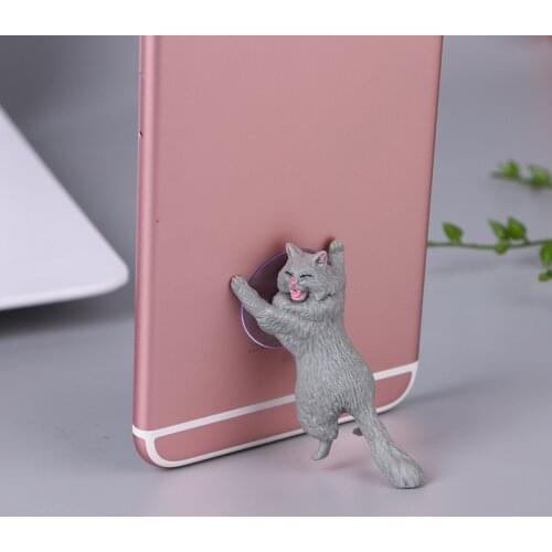 Universal Phone Holder Cute Cat Stand mini Mobile Phone Holder Stand Desk Smartphone Holder Mobile Phone Accessories