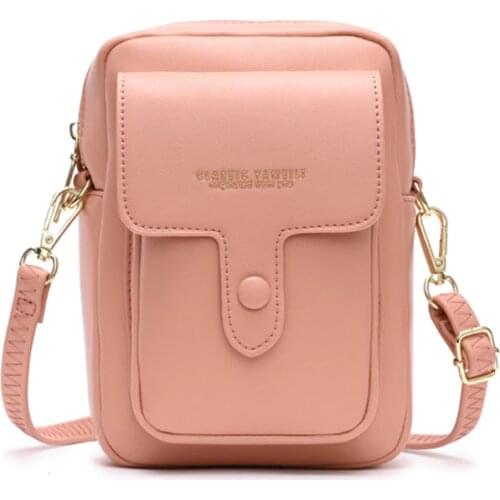 New Fashion Flap Female Shoulder Bag Made Of Leather Large Capacity Messenger Crossbody Bags For Women Small Phone Purse