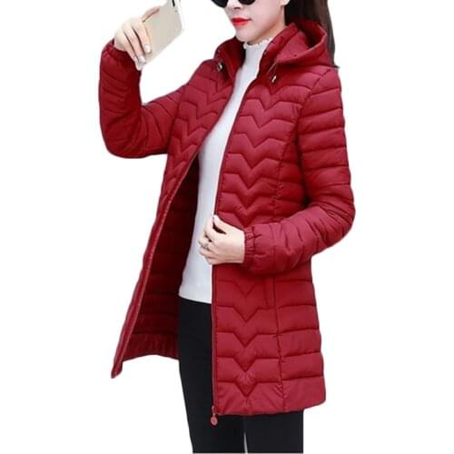 2020 Winter Women Jacket Removable Hooded Cotton Padded Female Coat Slim Warm Outwear Plus size 6XL Casual Womens Parka Femme