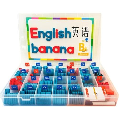 104-208pcs Soft Magnetic Sticker with Whiteboard Fridge Magnets Presentation Boards Educational Language Learning Puzzle Toys