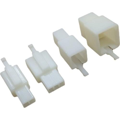 20PCS 2.8mm 2P 3P 4P 6P 9P pin/way Male socket plug Buckle shell Connector Motorcycle Car