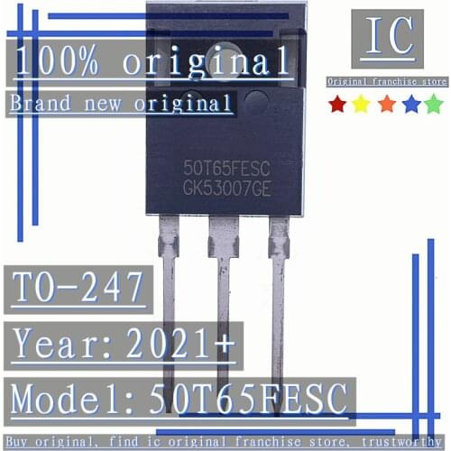 2021+ 100% Brand new original 10PCS MBQ50T65FESC 50T65FESC TO-247 IGBT triode commonly used in 50A600V welding machine