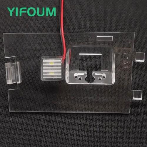 YIFOUM Car Rear View Camera Bracket License Plate Light Housing Mount For Jeep Patriot Compass Grand Cherokee 2011-2014