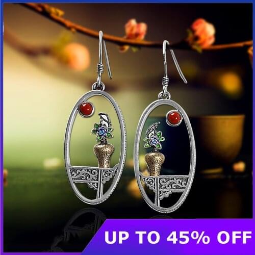 Серебряные серьги BOTOHO China At AliExpress