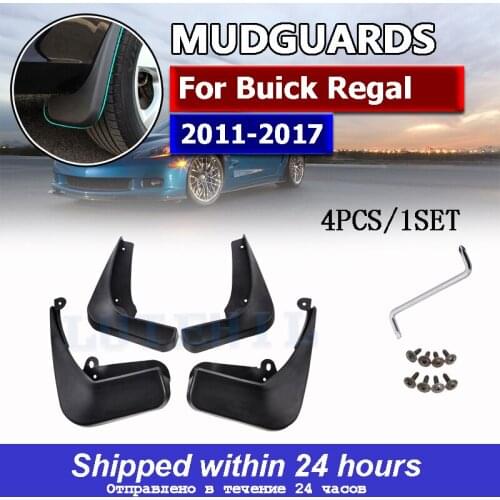 Mudflaps Splash For Buick Regal 2011-2017 Guards Mud Flap Mudguards 2012 2013 2014 2015 2016 Set Molded Mud Flaps