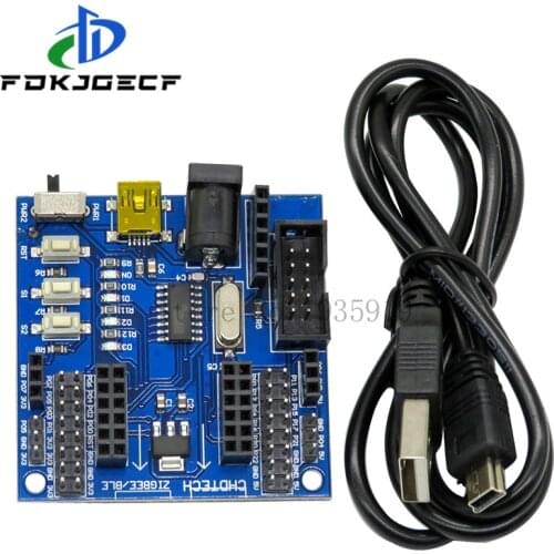 CC2530 ZigBee Sensor Node Baseboard Functional Module Expansion Board USB Port 24MHz 256KB