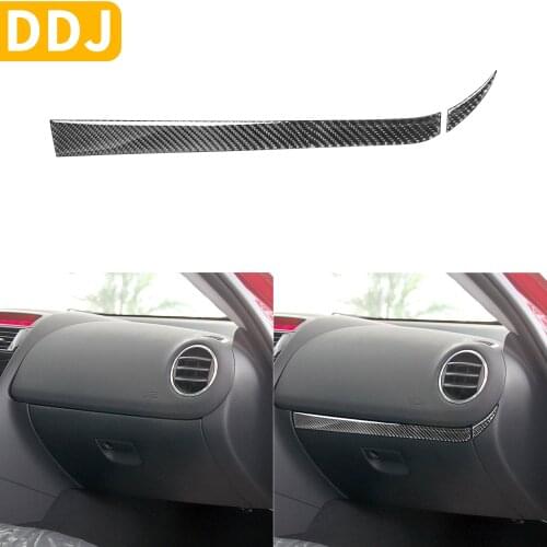For Mazda RX8 RX-8 SE3P JM1FE 2004-2008 Accessories Co-pilot Storage Dash Trim Strip Carbon Fiber Modified Interior Sticker Car