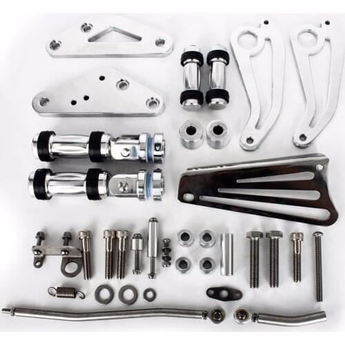 BIKINGBOY 4" Forward Control For Yamaha XVS 1100 V-Star Custom Midnight Silverado Classic 99 00 01 02 03 04 05 06 07 08 09 Pegs