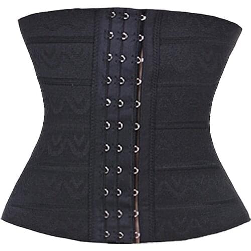 Womens Waist Trainer Cincher Body Shaper Underwear Lingerie Tummy Slim Belt Postpartum Control Underbust Steel Boned Corset