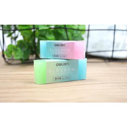 1000pcs/lot Colorful Rubber Erasers Durable Flexible Pencil Eraser Students Stationery School Supplies For Children Kids