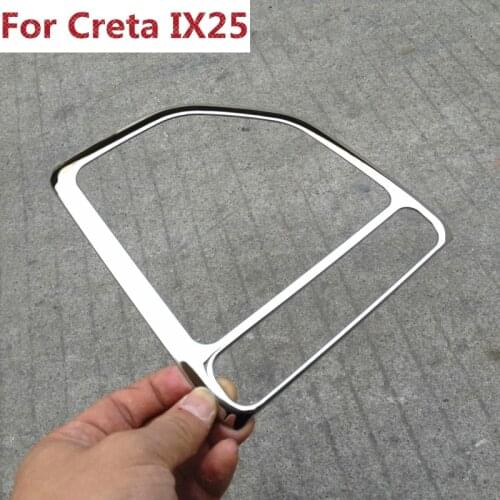 For Hyundai Creta IX25 2014 2015 2016 ABS Chrome Car Interior Center Control Consoles Gear Box Cover Molding Trim Decoration