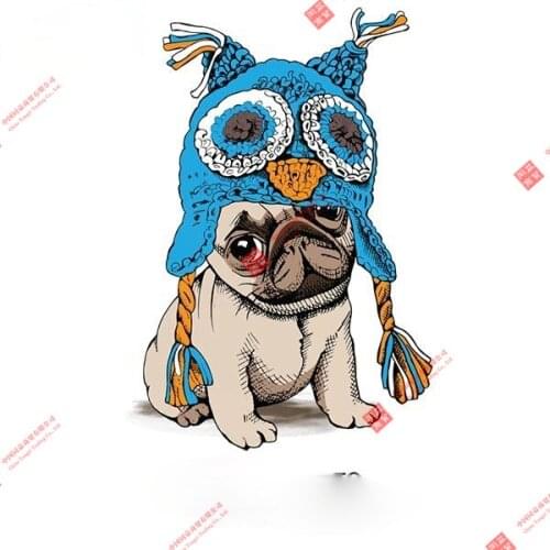 Hot Cate 3D Yorkshire Terrier Labrador Retriever Car Sticker Decal Decor for Motorcycle Off-road Laptop Trunk Guitar Stickers