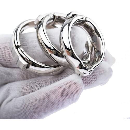 Cock Penis Ring Metal Penis Sleeve for Male Extender Penis Enlargement Foreskin Correction Erection Ring Sex Toys Intimate Goods