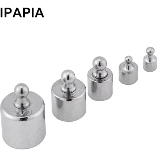 Precision calibration weight set chromium plated 5-piece set (1g2g5g10g20g) precision weight set of digital balance pocket scal