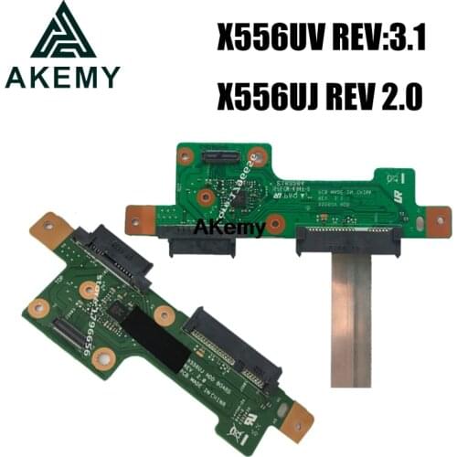 Akemy HDD BOARD USB board For Asus X556U X556UV X556UJ X556UV X556UB X556UA X556UF Hard disk board REV:3.1 REV 2.0