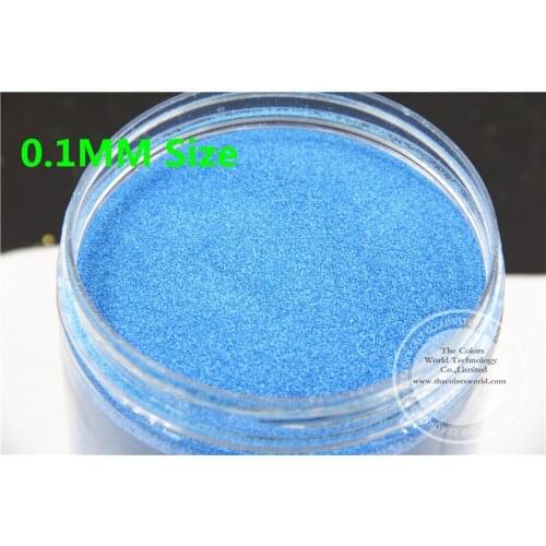 TCF505 Neon Blue Colors 0.1mm size solvent resistant glitter for nail Art nail Polish or other DIY decoration