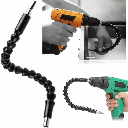 295mm Flexible Shaft Extension Screwdriver Drill Impact Driver Ratchet Screw Driver Extend Rod Electronic Connect Link Drill
