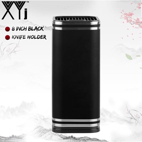 XYj Kitchen Holder For Stainless Steel Knife Damascus Knife Professional Knives Stand Block & Stainless Steel Chef Cleaver Set