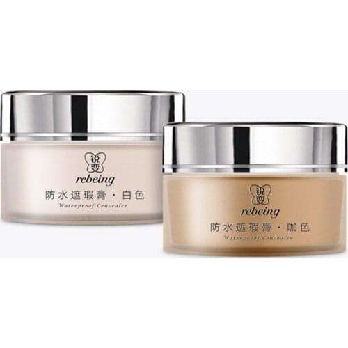 Womens Concealer Liquid Foundation Cream Cover Tattoo Acne ScarsConcealer Moisturizing Full Camouflaged Natural Brighten Makeup