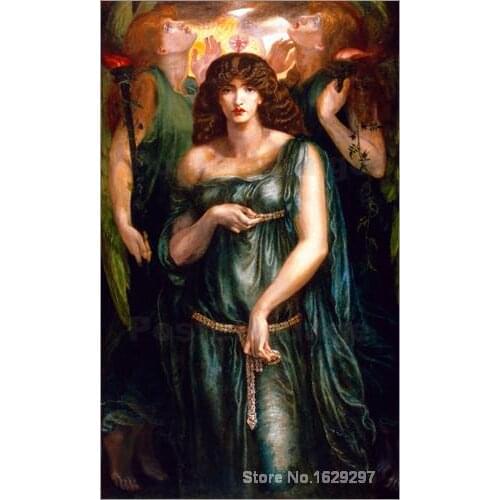 Animal paintings Dante Gabriel Rossettis reproduction Astarte hand painted High quality
