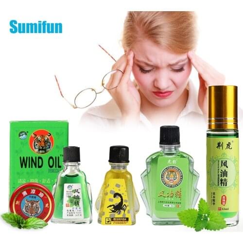 5Types Chinese Natural Original Relieve Pain Essential Oil Muscle Massager Relax Essential Oil Balm Relaxation Arthritis Cream