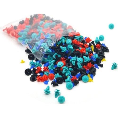 510x Mixed Bumper Clips Fastener Mount Clip Rivet Retainer 8 Kinds For Car Accessories Panel Plastic Trim Reliable
