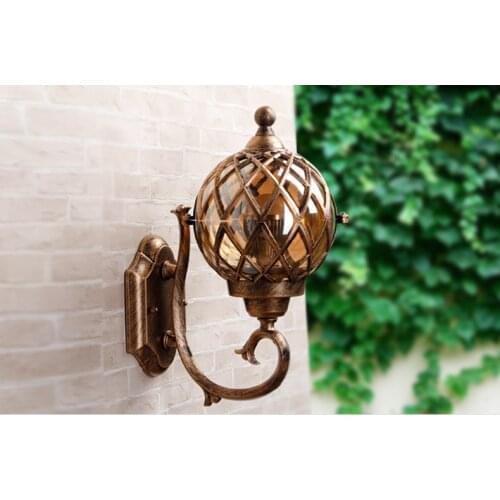 American Vintage Wall Lamps Outdoor Light waterproof LED Light E27 Sconce For Courtyard Corridor Porch Light AC85-265V Sconces