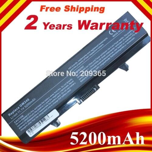 Free shipping Battery for DELL Vostro 500 1525 1526 1545 GW240, GW241, GW252, for HP277, for HP287, for HP297, M911G