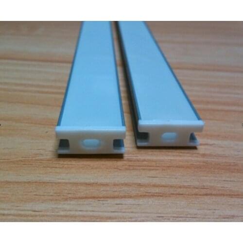 Free shipping Hot sale Aluminum LED Profile with milky white cover for led bar light led strip led display case 2M/pcs 35pcs/Lot